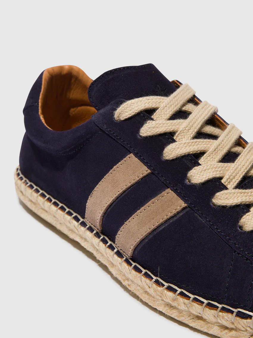 Lace-up Espadrilles SCAM529FLY NAVY/SAND - Image 4