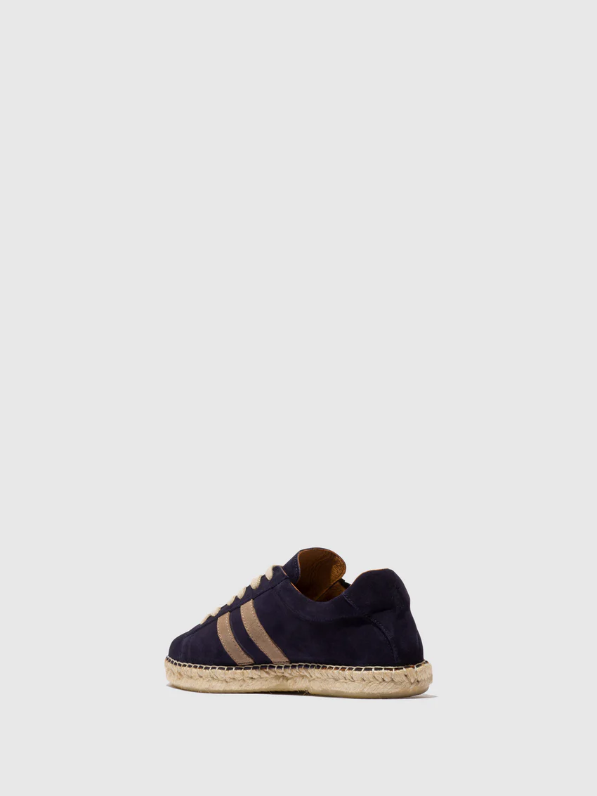Lace-up Espadrilles SCAM529FLY NAVY/SAND - Image 3