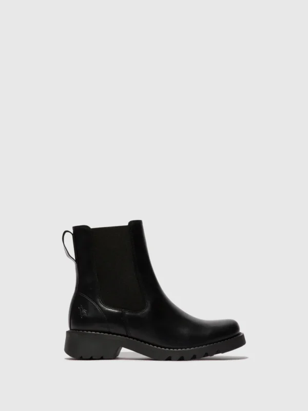 Chelsea Ankle Boots ROPE978FLY BLACK