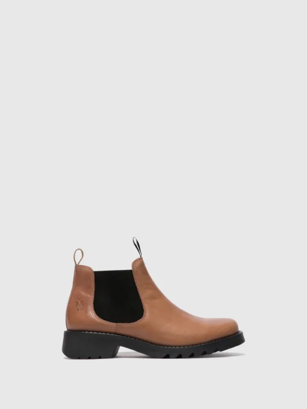 Chelsea Ankle Boots RIKA894FLY ROSE (BLACK SOLE)
