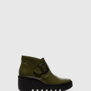 Buckle Ankle Boots BIRT397FLY SEA KELP