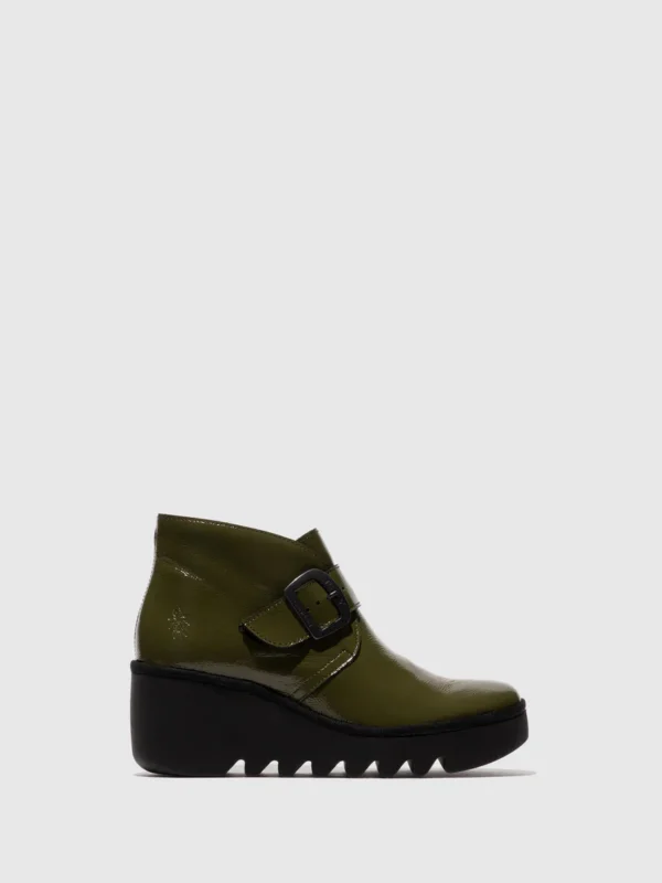 Buckle Ankle Boots BIRT397FLY SEA KELP