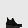 Chelsea Ankle Boots MULK159FLY OIL SUEDE BLACK