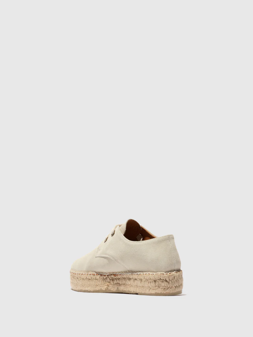 Lace-up Espadrilles PETH525FLY OFFWHITE - Image 3