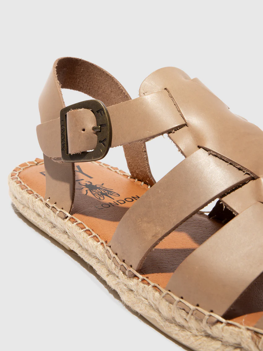 Sling-Back Espadrilles SUCH527FLY TAN - Image 4