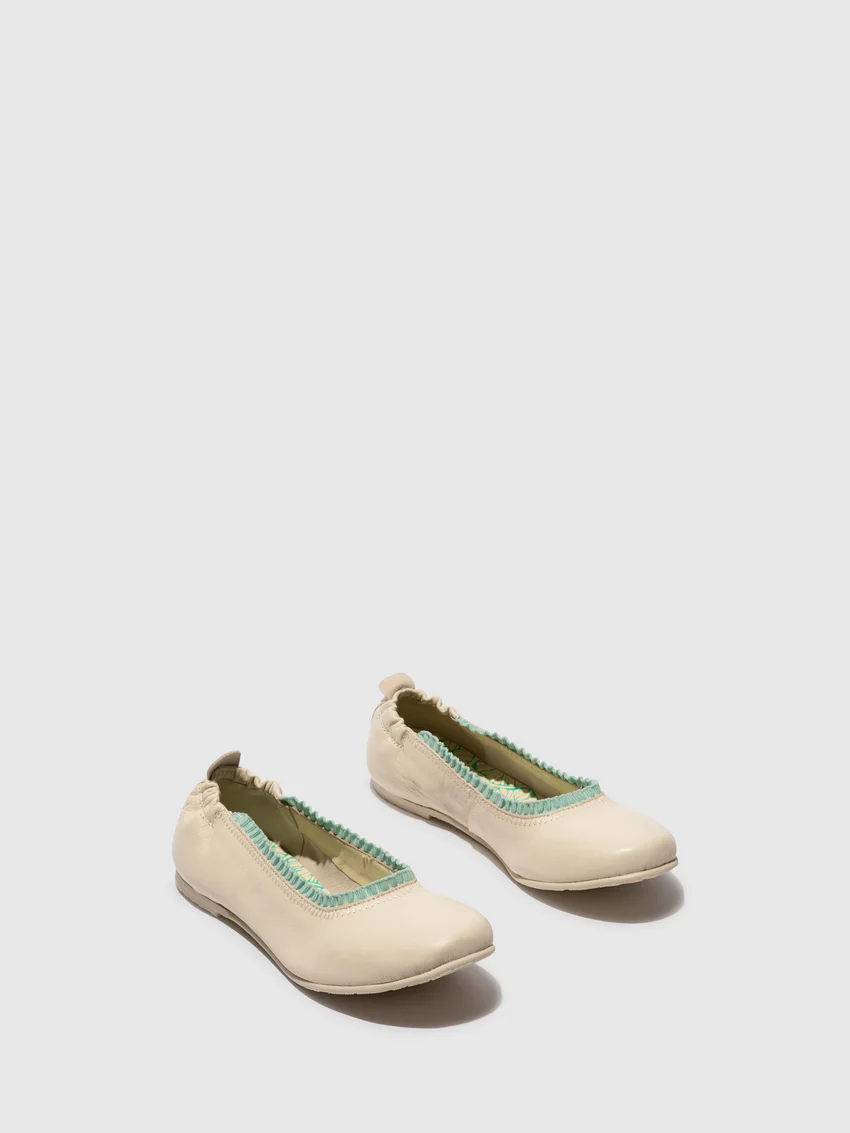 Flat Ballerinas GOIL222FLY OFFWHITE/SPEARMINT - Image 2