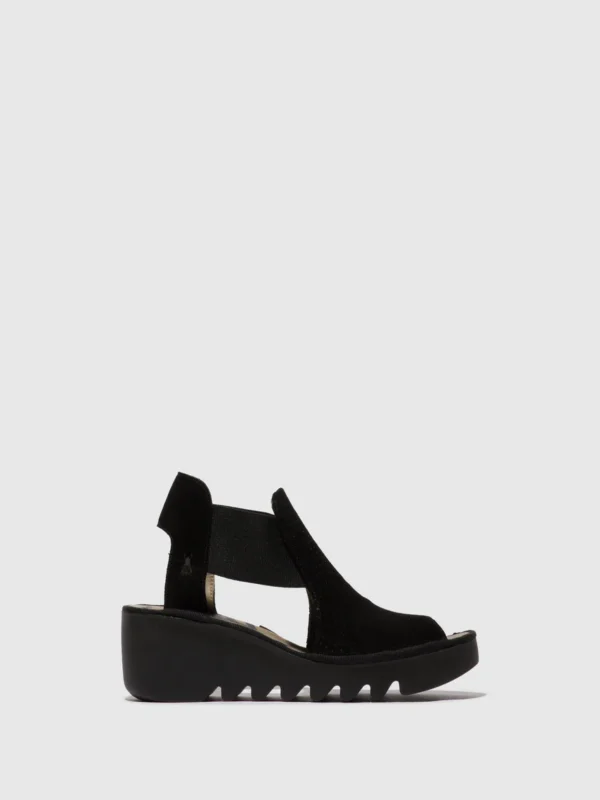 Elasticated Sandals BIGA412FLY BLACK