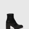 Zip Up Ankle Boots TAGI119FLY BLACK