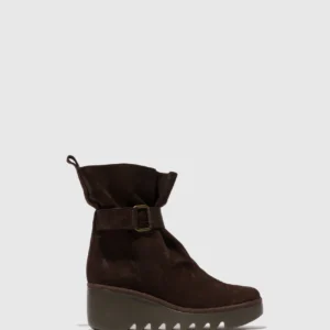 Buckle Ankle Boots BLIT453FLY EXPRESSO