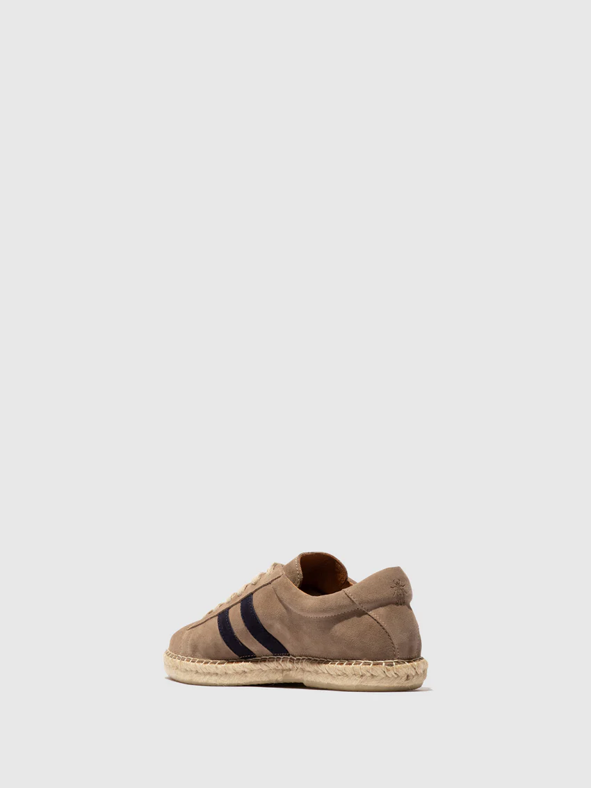 Lace-up Espadrilles SCAM529FLY SAND/NAVY - Image 3
