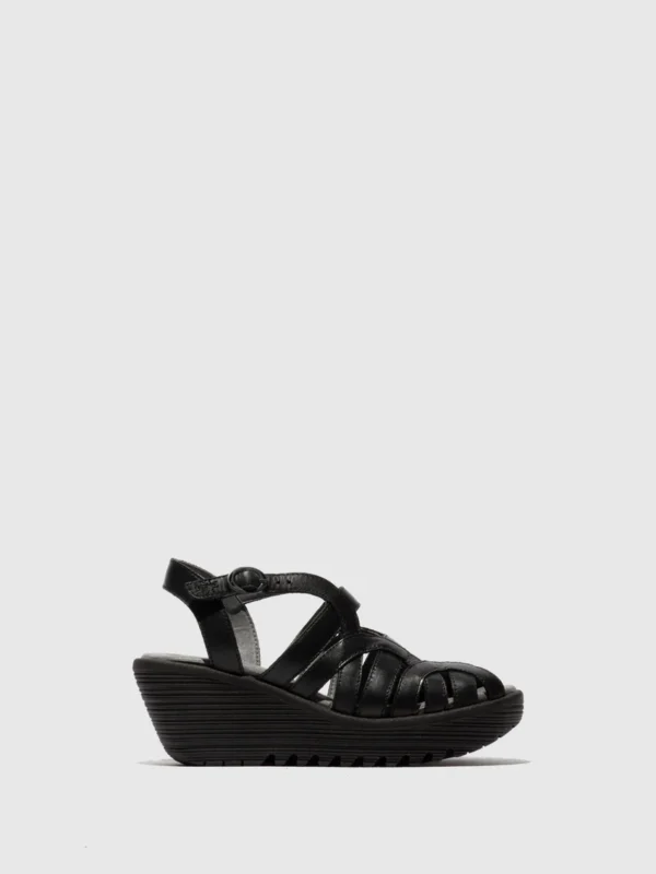 Buckle Sandals LEMY397FLY BLACK