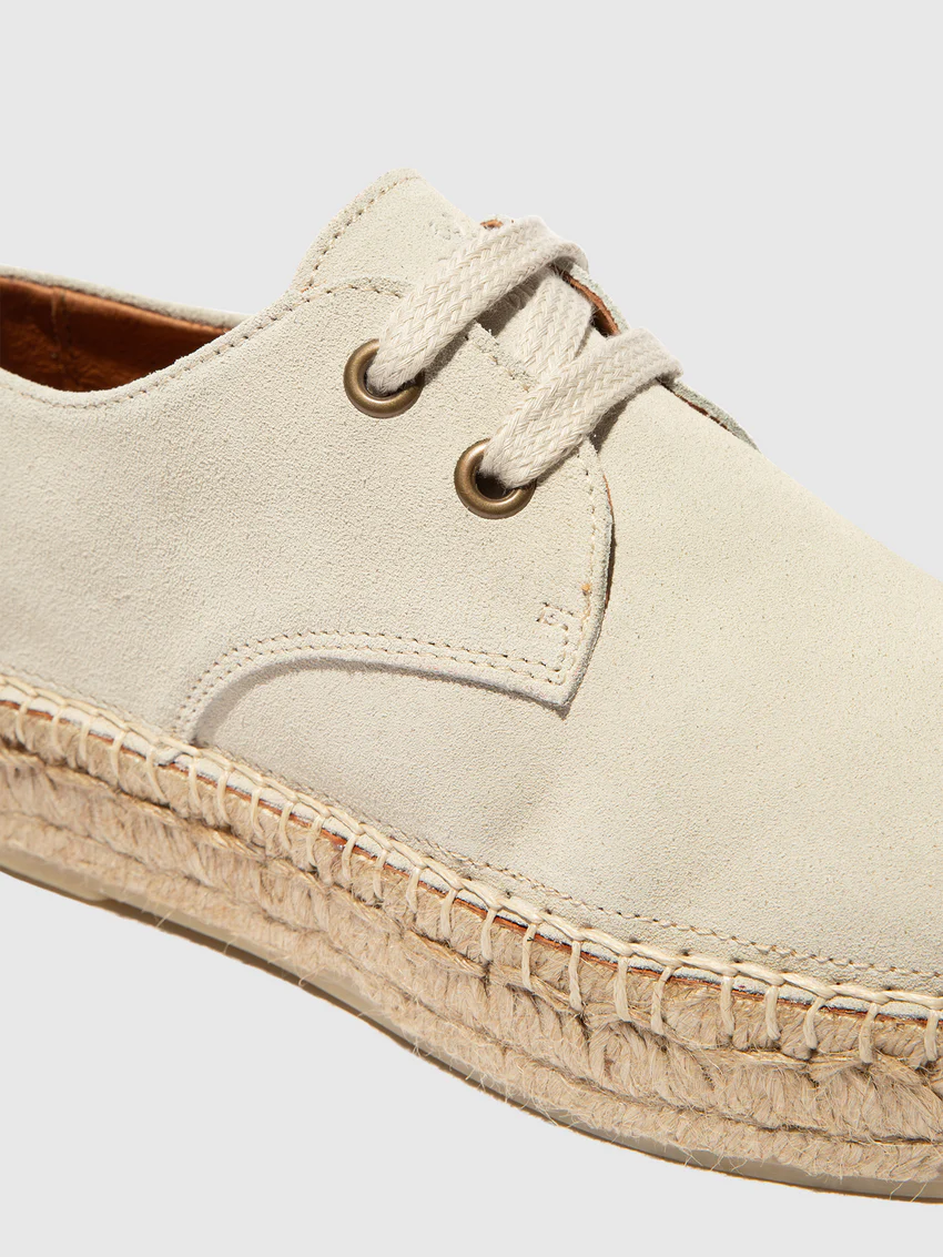Lace-up Espadrilles PETH525FLY OFFWHITE - Image 4