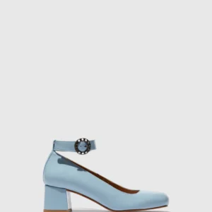 Ankle Strap Shoes SAZI082FLY SKY BLUE