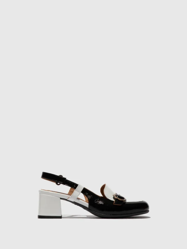 Sling-Back Sandals PEMY456FLY OFFWHITE/BLACK
