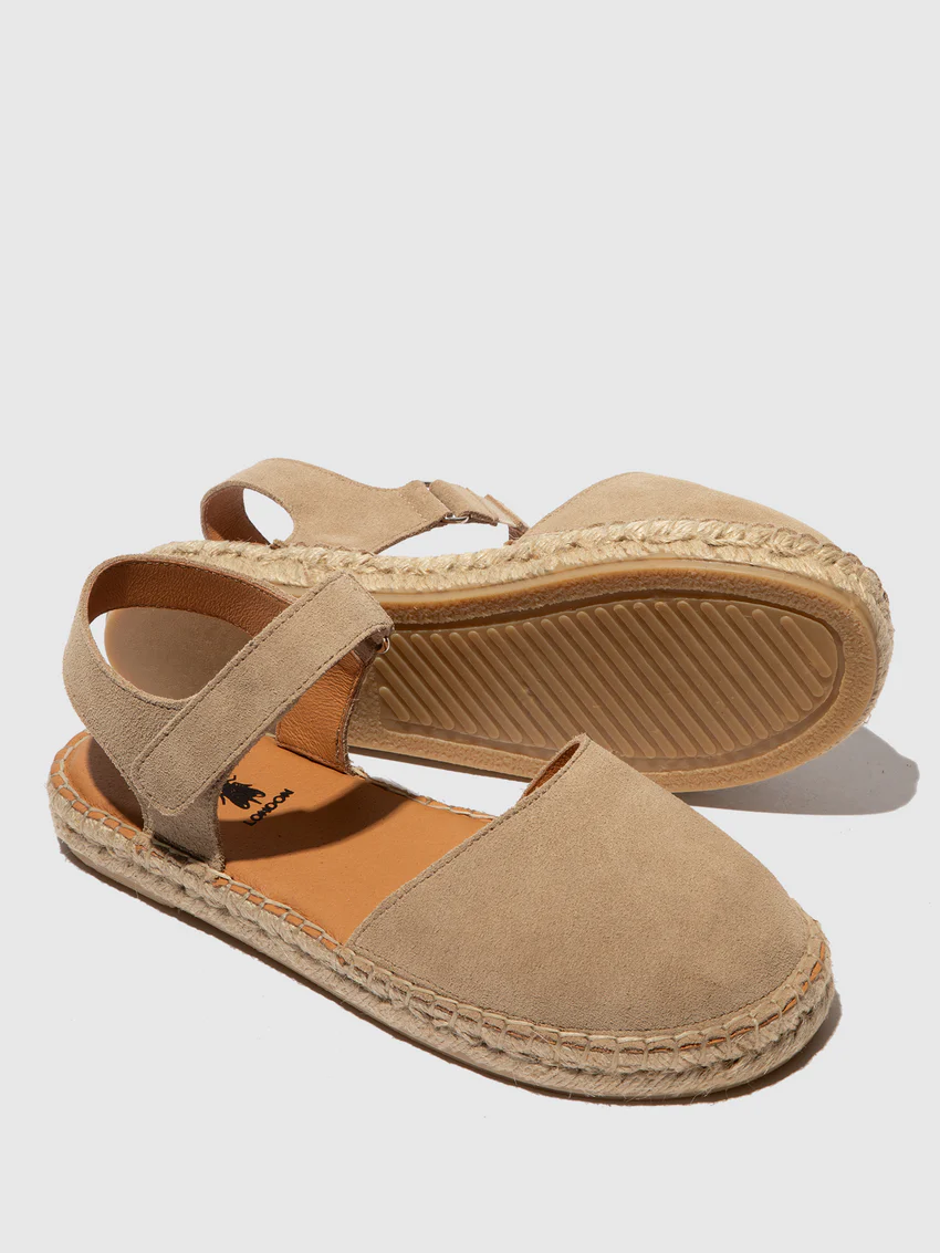 Sling-Back Espadrilles CANY581FLY TAUPE - Image 4