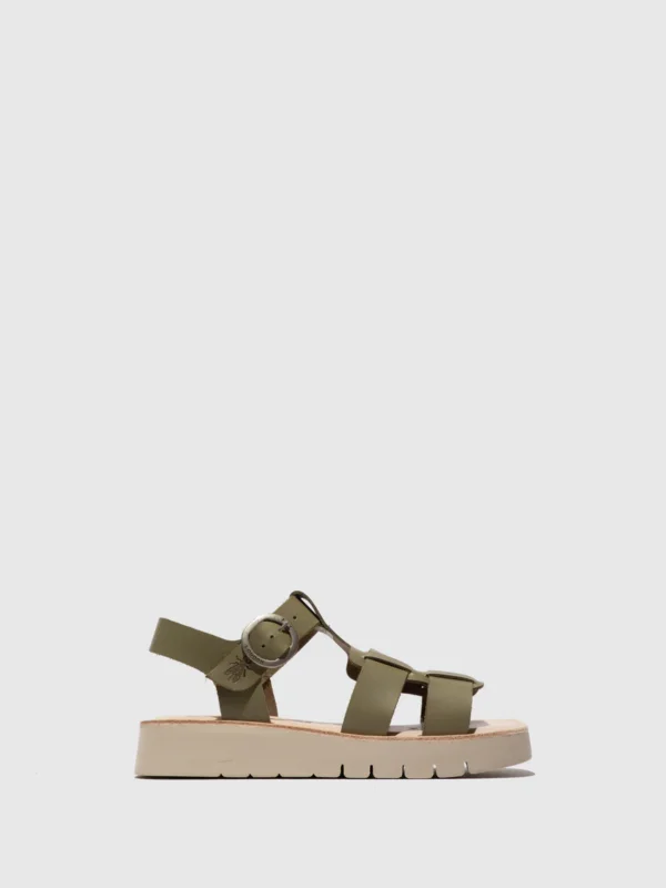 Buckle Sandals SUDY246FLY SMOG/NATURAL